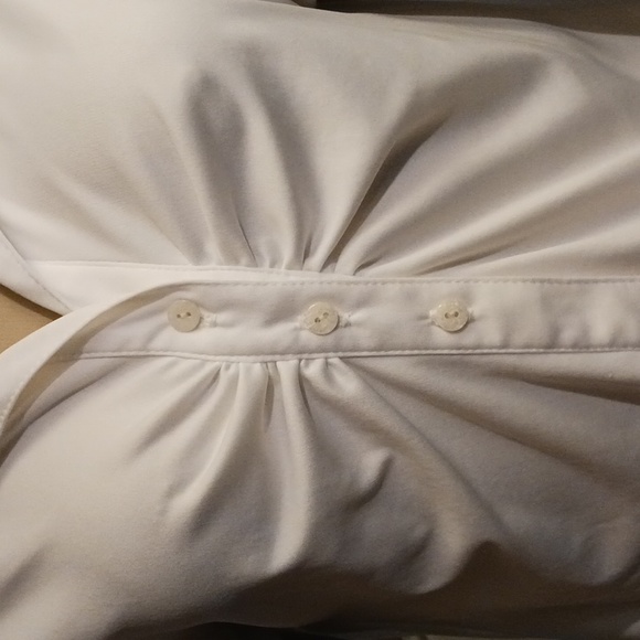 Nick & Sarah Unique Short Sleeve Meet in the Middle Split Hem Top Sz L juniors - Picture 3 of 13